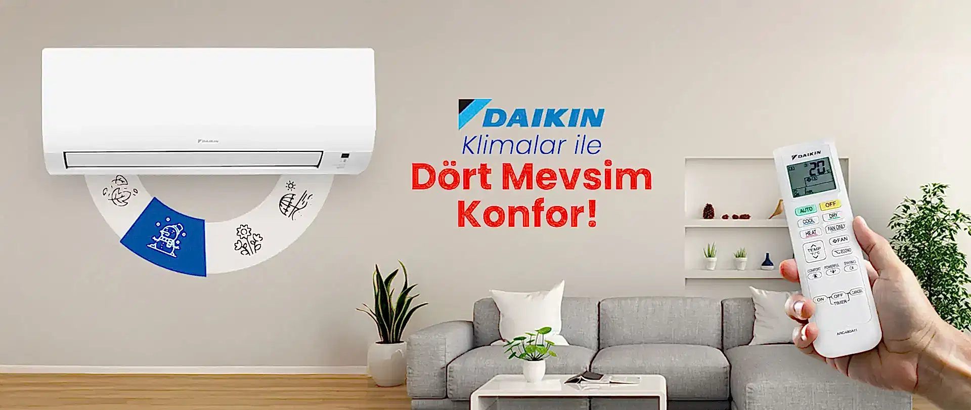 Daikin Klimalar ile Dört Mevsim Konfor | Metropol Grup